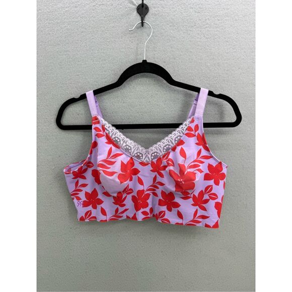 Ruby Ribbon Red Floral Bra - Picture 8 of 8